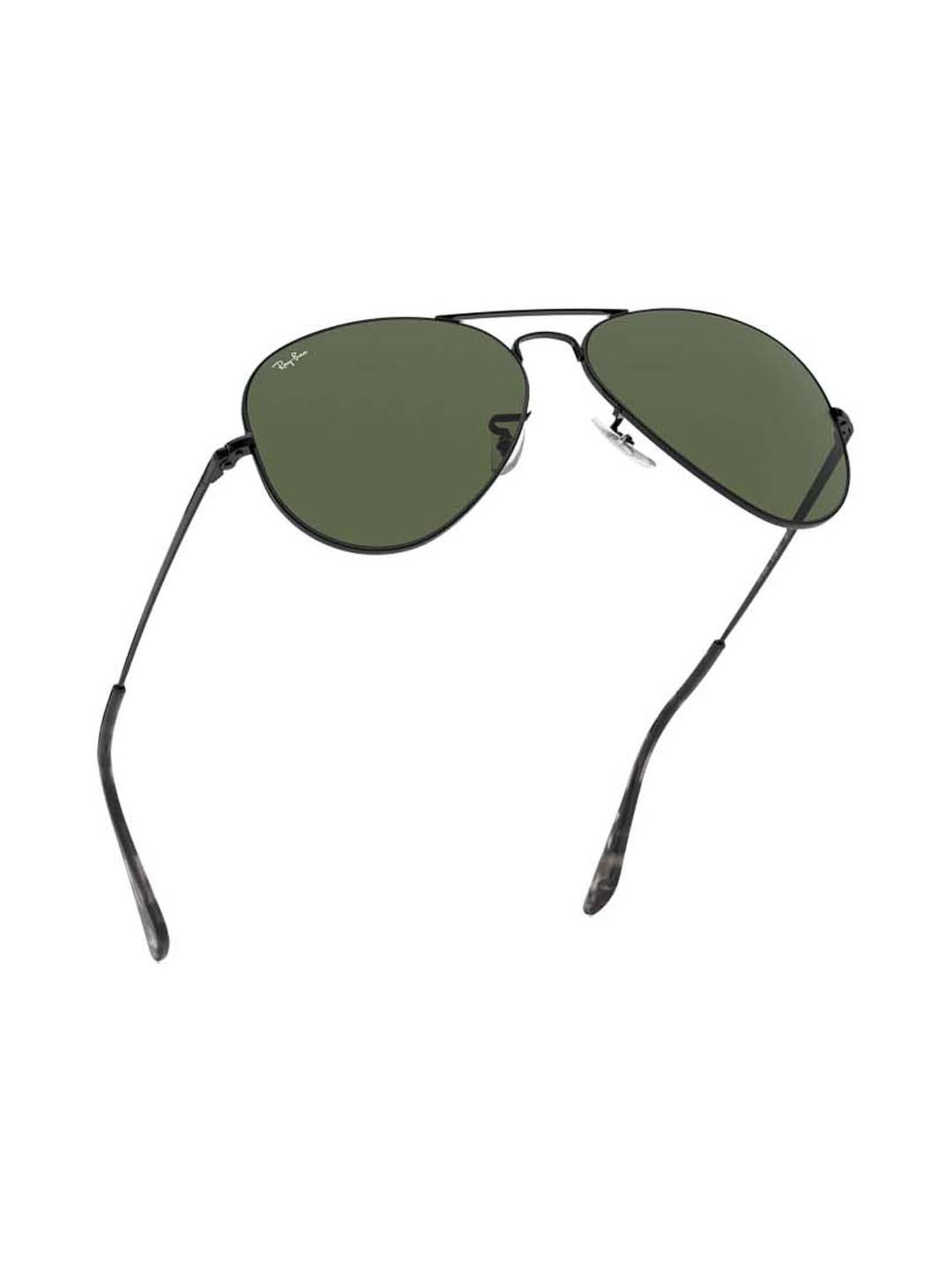 RAY-BAN Unisex UV Protected Green Lens Pilot Sunglasses - 0RB368991483155