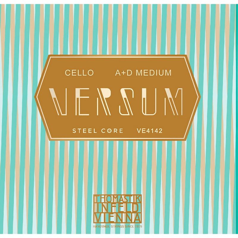 Thomastik Versum Cello A and D String Combo Pack 4/4 Size, Medium