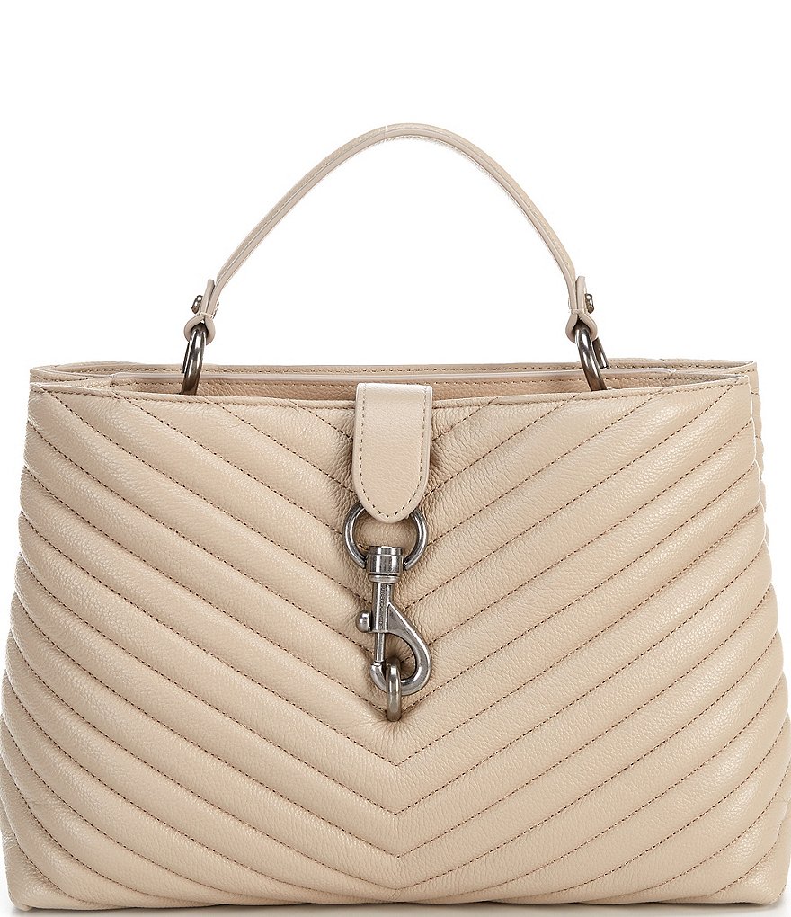 REBECCA MINKOFF Edie Large Top Handle Satchel Bag