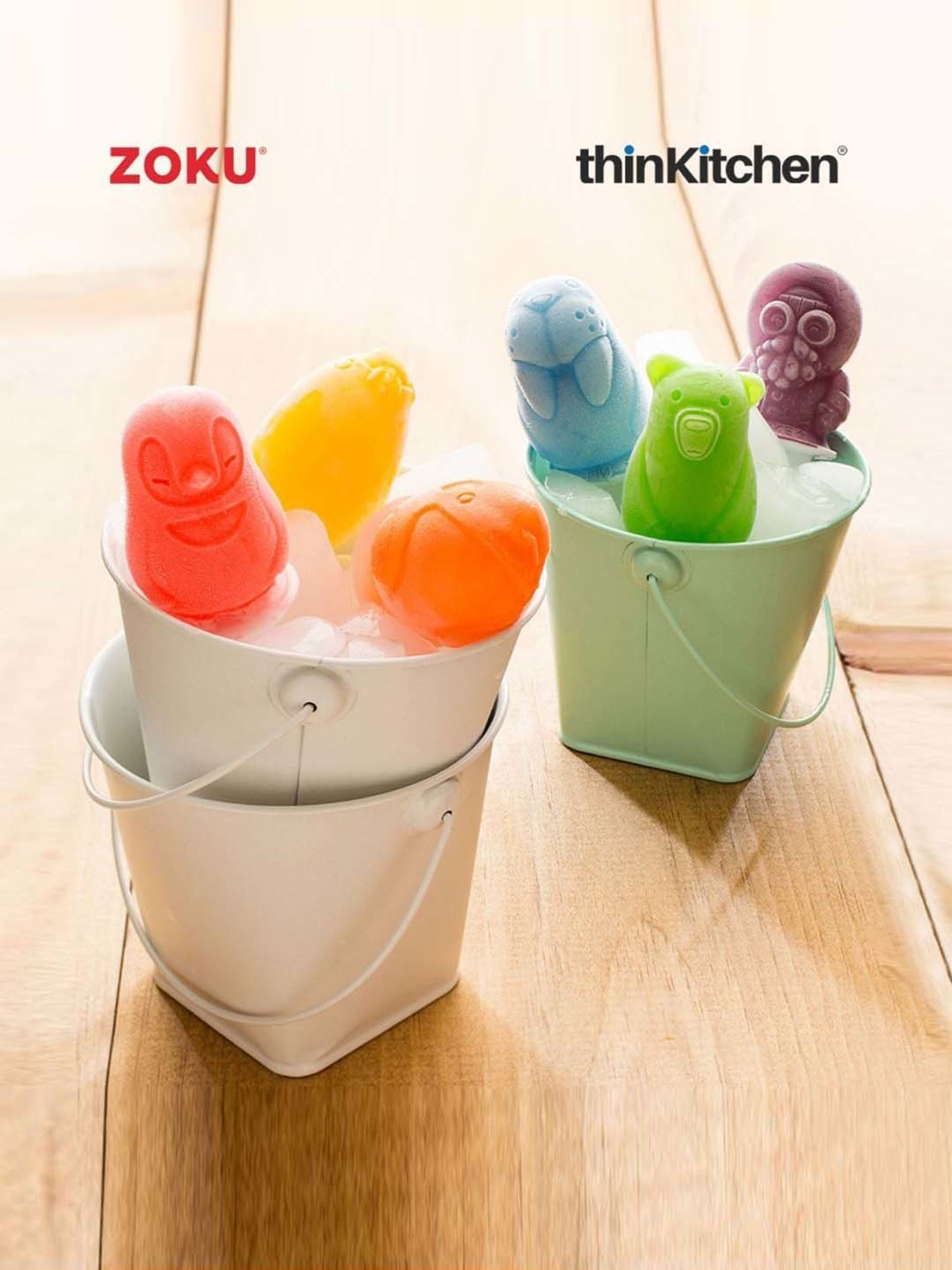 Zoku Multicolor Plastic Polar Pop Mold (0.032 L)