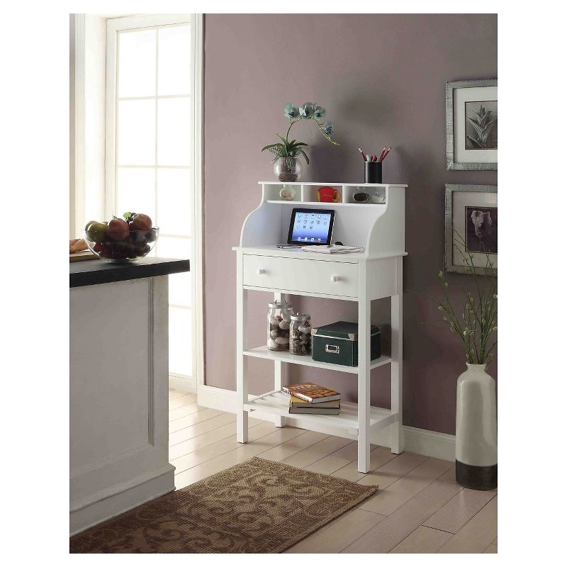 Office/Kitchen Storage Desk White - Breighton Home