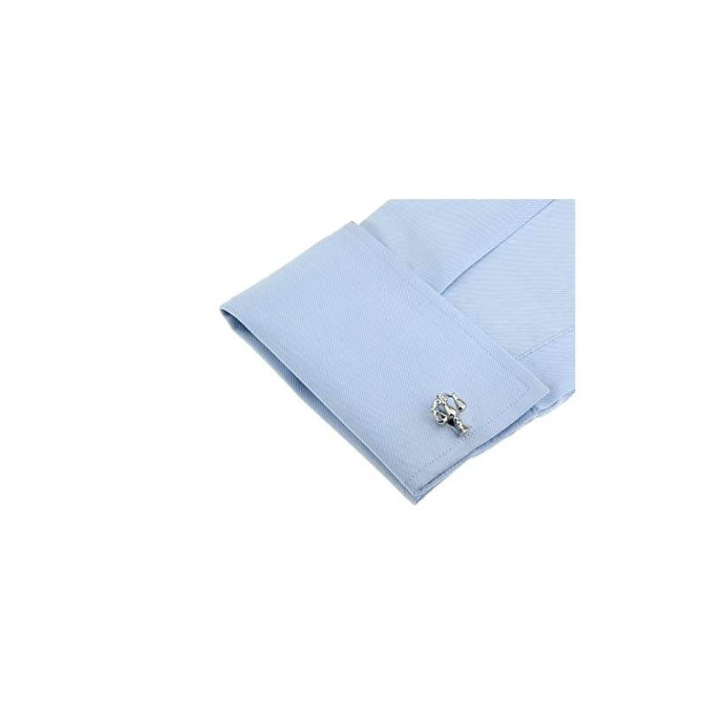 Scales of Justice Attorney Lawyer Judge Cufflinks with a Presentation Gift Box Polishing Cloth