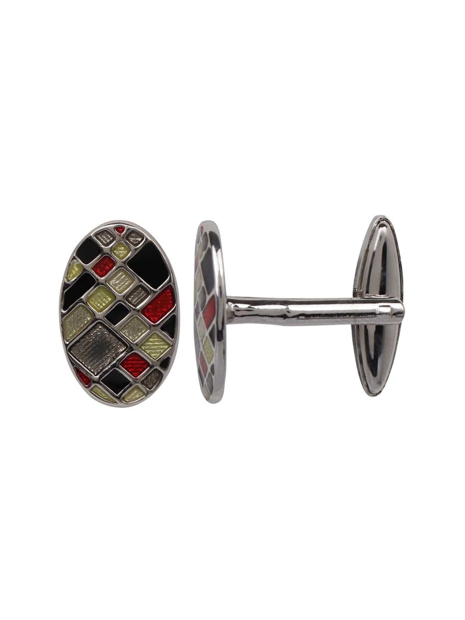 The Real Effect London 800 Silver Cufflinks for Men