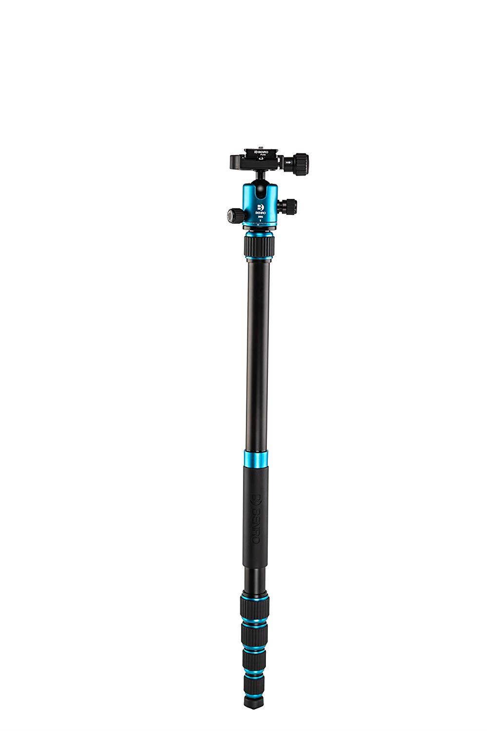 Benro Tripster Travel Aluminum Tripod/Monopod, 1 Series, Blue #FTR19AB0GBLU