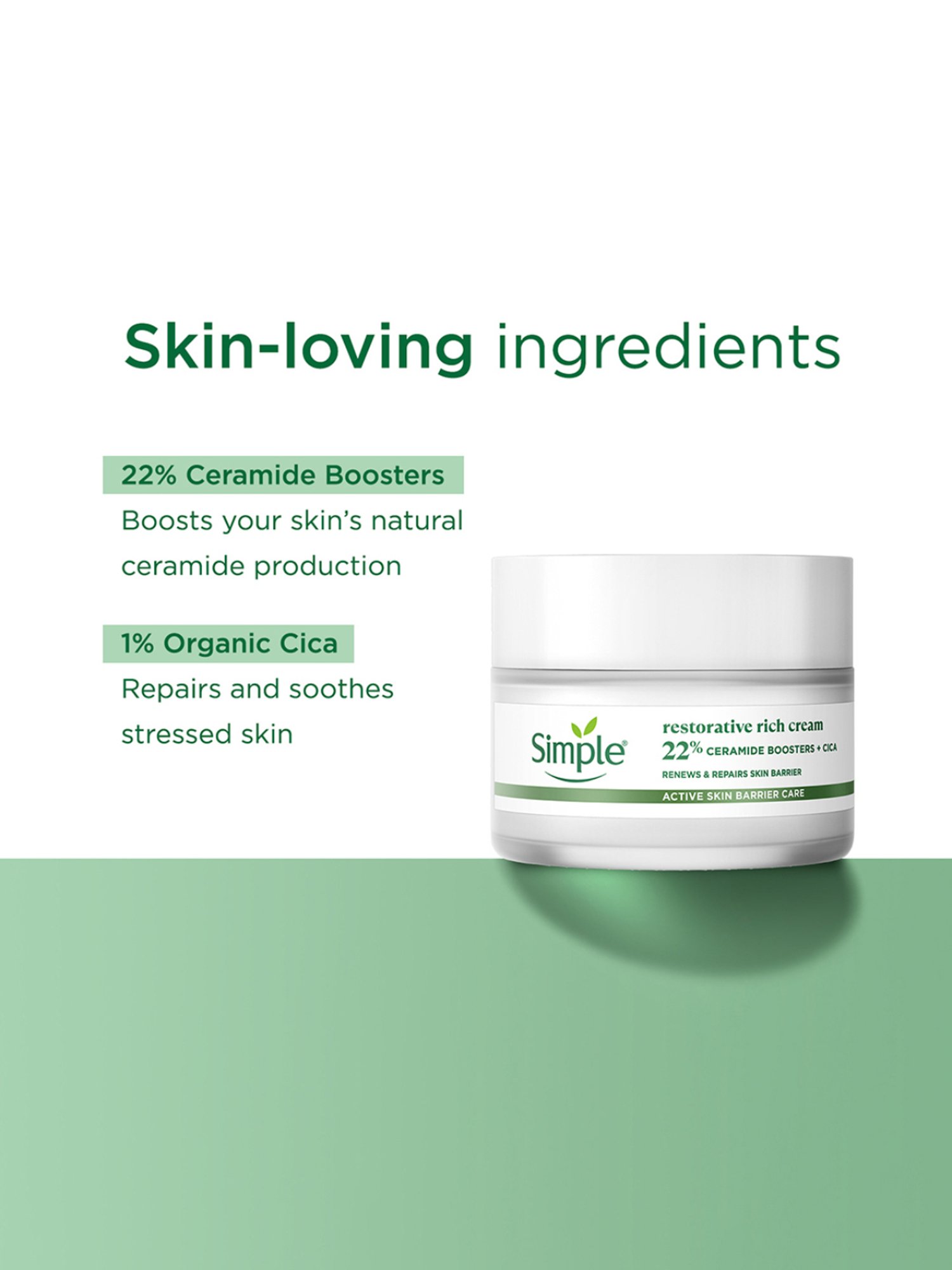 Simple Active Skin Barrier Care Restorative Rich Cream - 40 gm