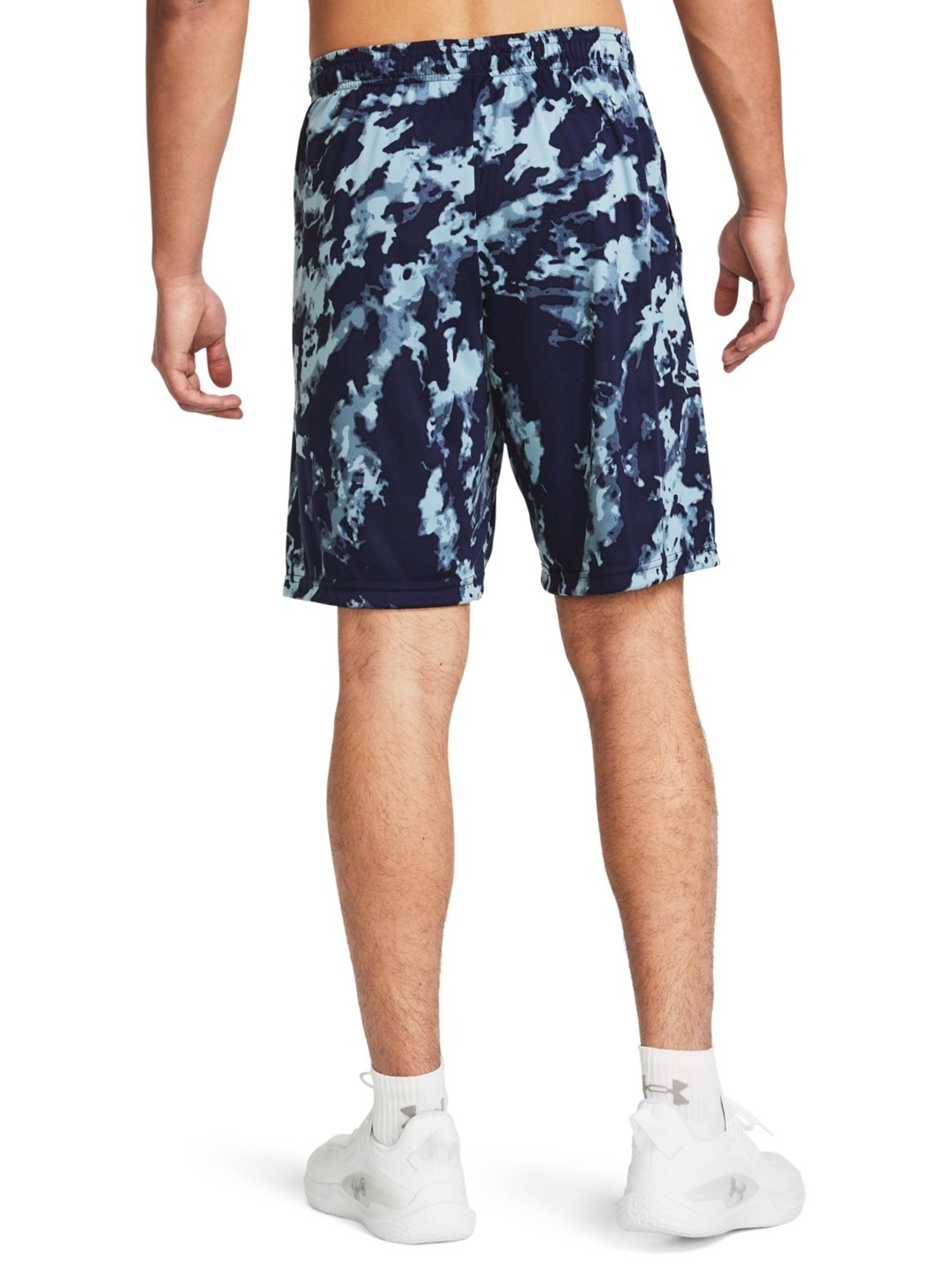 Under Armour Blue Loose Fit Printed Shorts