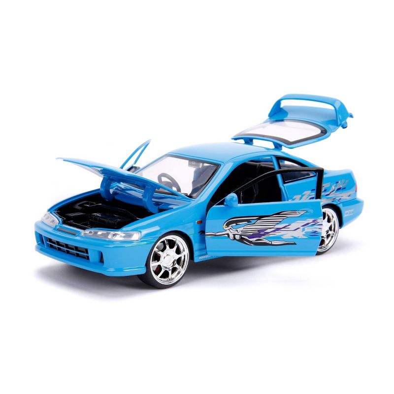 Jada Toys Fast & Furious 1995 Acura Integra Die-Cast Vehicle 1:24 Scale Blue