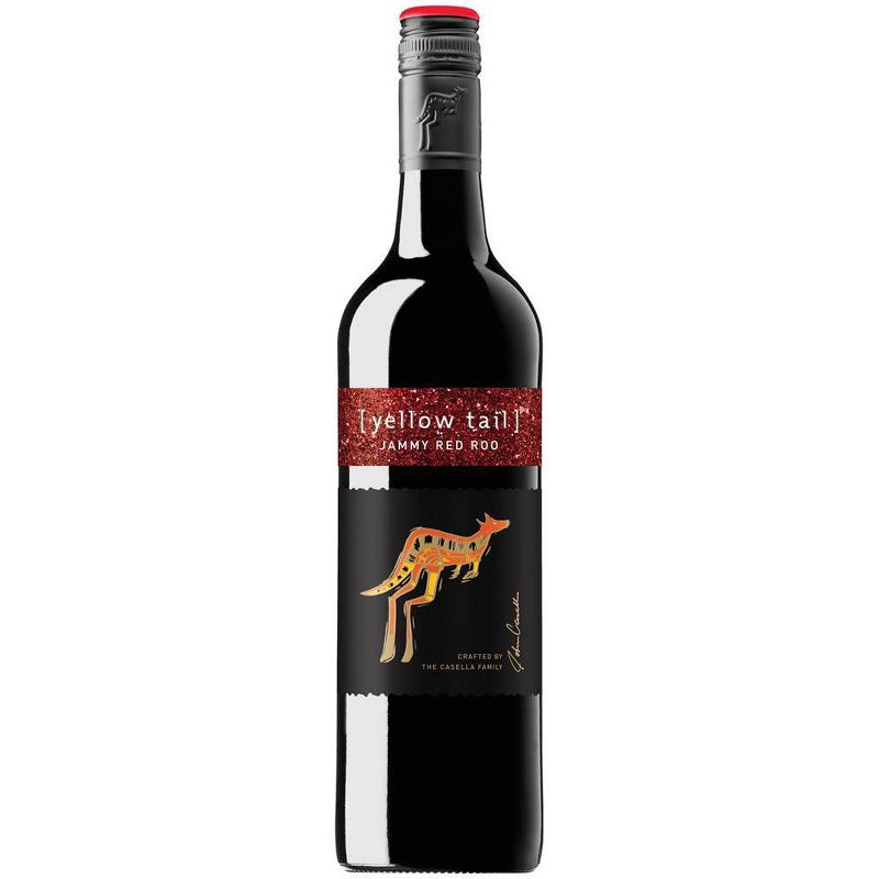 Yellow Tail Jammy Red Roo Wine - 750ml Bottle