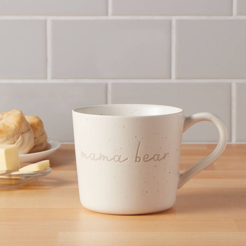 15oz Stoneware Mama Bear Mug - Threshold™