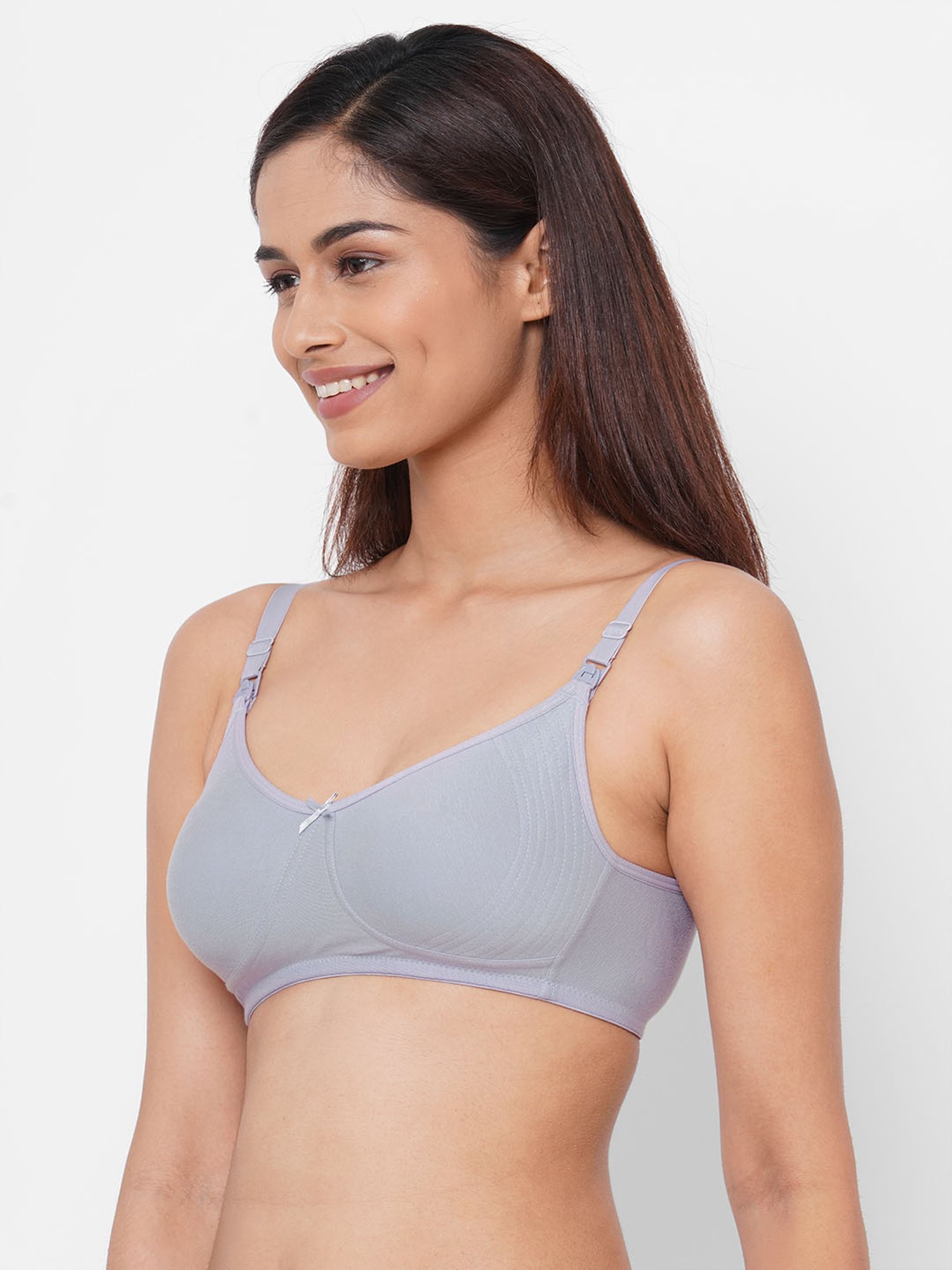 Inner Sense Multicolored Non Wired Non Padded Nursing Bra (Pack Of 3)