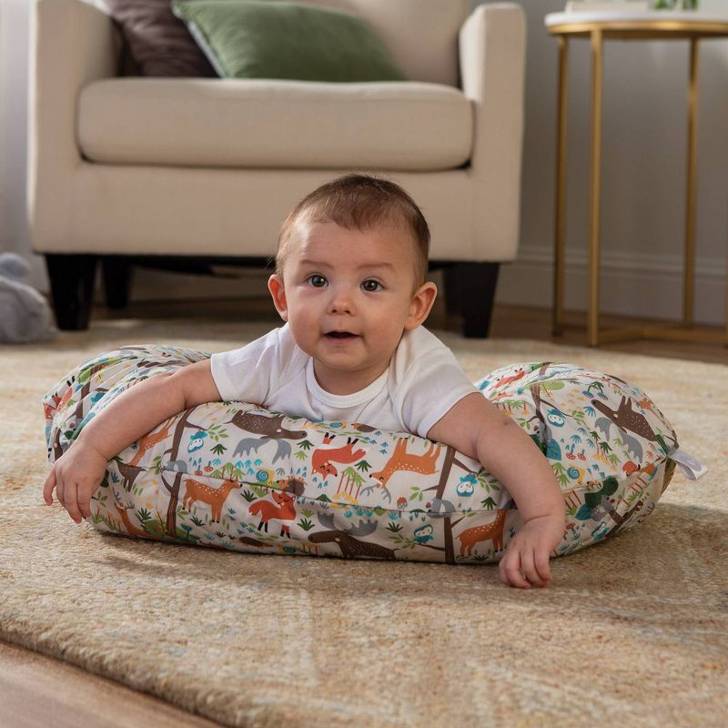 Boppy Original Nursing Pillow Cover - Gray Gold Giraffes