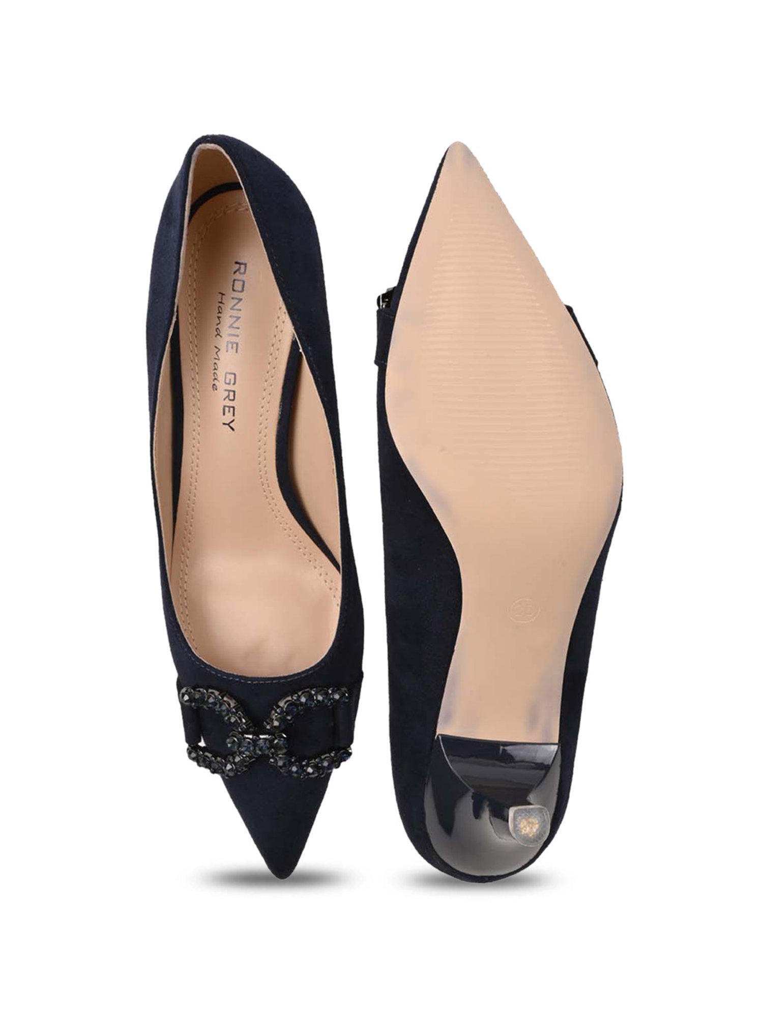 Ronnie Grey Women's Navy Stiletto Pumps