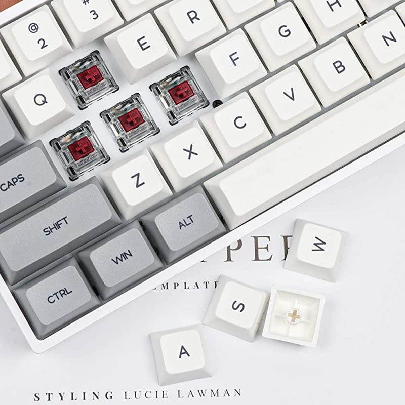 SKYLOONG SK61 61 Keys Hot Swappable Mechanical Keyboard with RGB Backlit NKRO IP6X Waterproof TypeC Cable for WinMacGaming Gateron Optical Brown Grey