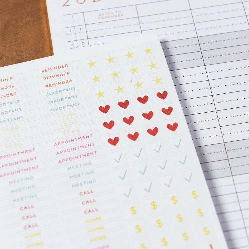 2021 The Everygirl Wall Calendar 15" x 12" Liam - Blue Sky