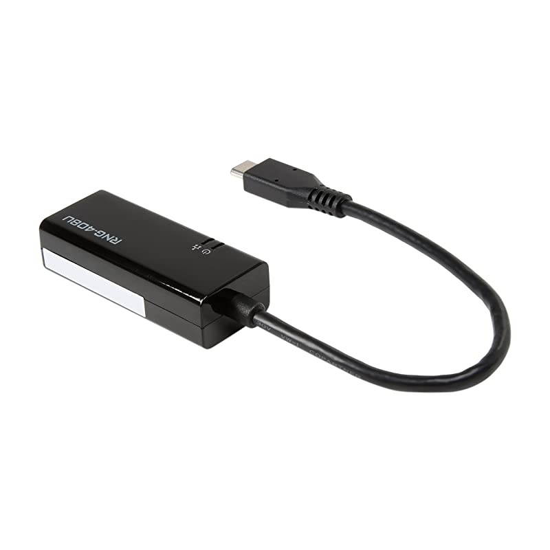 USBC to Ethernet Adapter uni USB TypeCThunderbolt 3 to RJ45 Gigabit Ethernet LAN Network Adapter Cable Compatible MacBook Pro 201820172016 Dell XPS 1315 Surface Book 2 Pixelbook