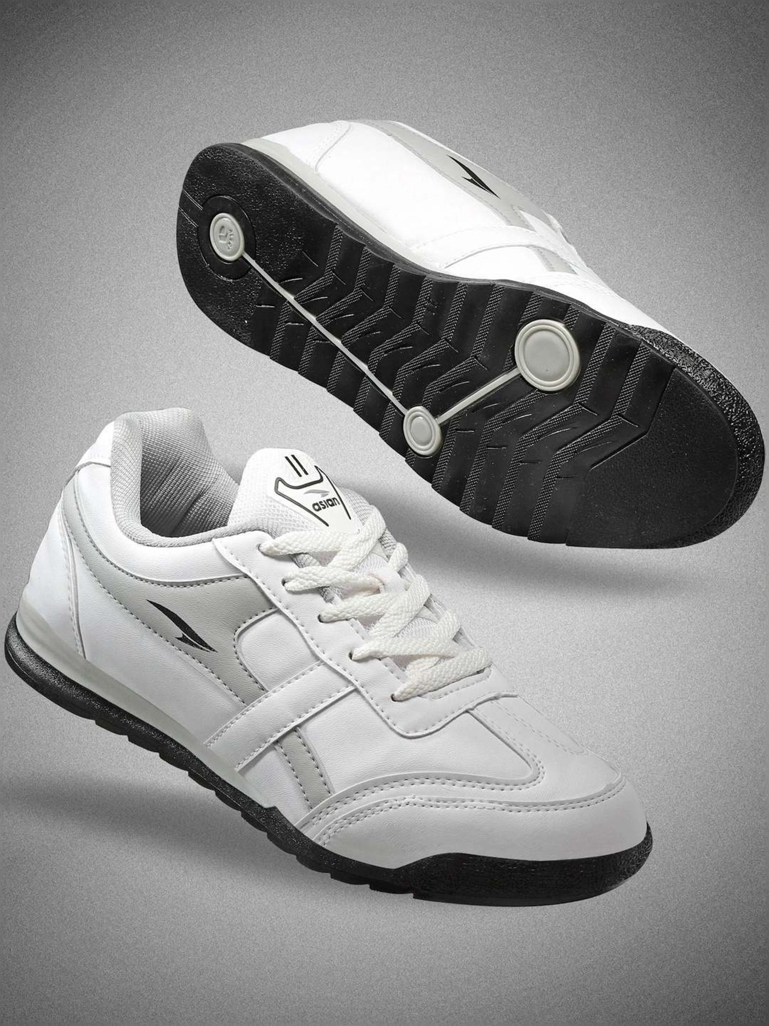 Asian Men's White Casual Sneakers