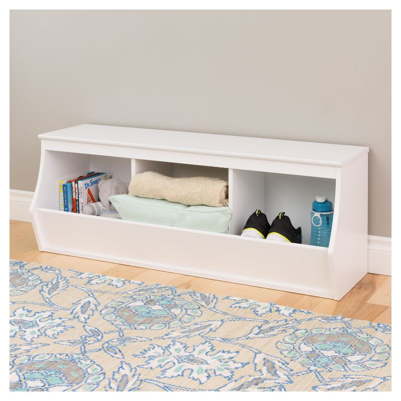 Fremont Entryway Storage Cubbie - 3 Bin - White - Prepac