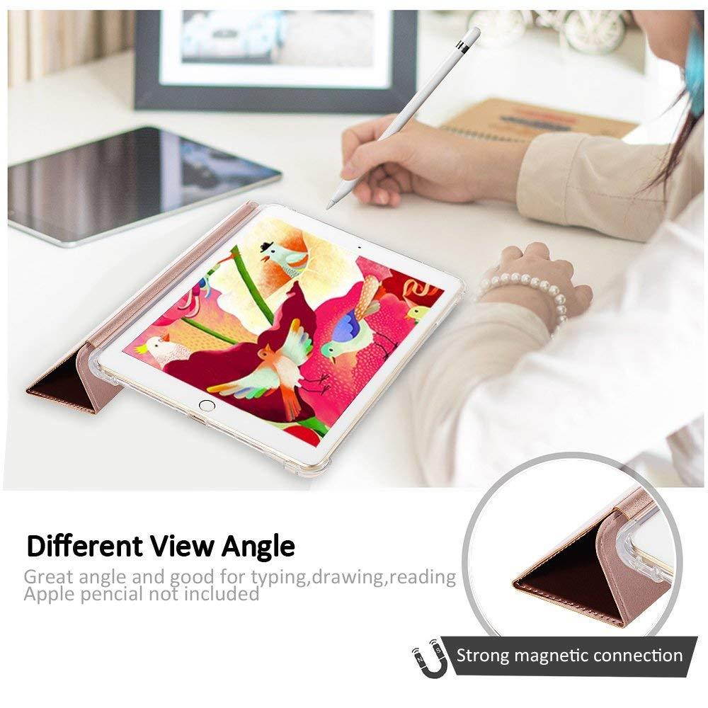 Valkit For iPad mini Case,iPad mini 2 Case,iPad mini 3 Case,Shockproof Protective Smart Stand Protective Heavy Duty Rugged Impact Resistant Armor Cover,Rose gold