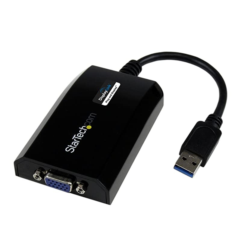 com USB 30 to VGA Display Adapter 1920x1200 1080p DisplayLink Certified Video Converter w External Graphics Card Mac PC USB32VGAPRO