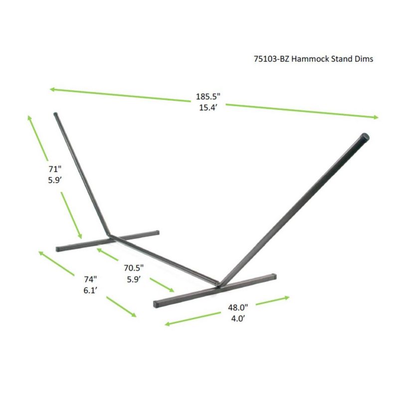 Smart Living Belize Double Hammock Stand
