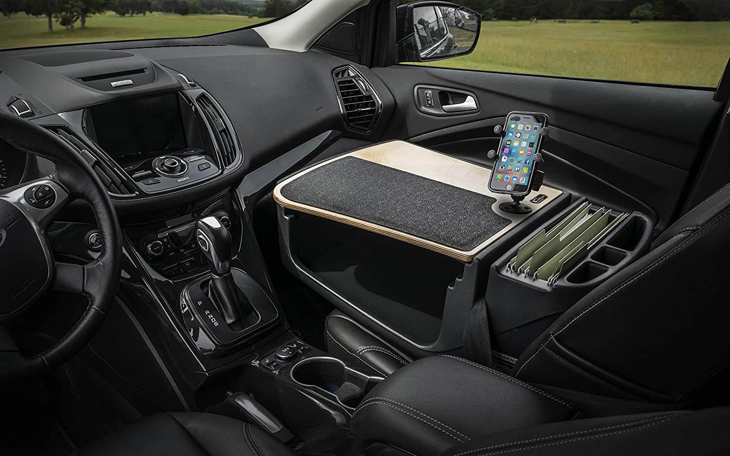 AutoExec AUE12200 Efficiency GripMaster Car Desk Birch Finish with Phone Mount 

AEGrip-02-Phone Elite