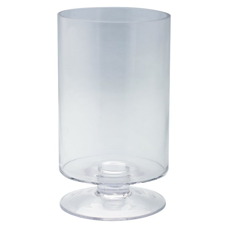 Clear Glass Candleholder - Diamond Star