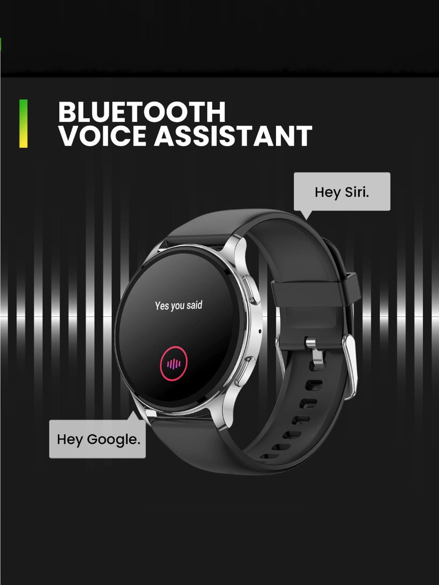 Amazfit Pop 3R BT Calling Smartwatch with 1.43inch AMOLED Display & 12 Day Battery (Metallic Sliver)