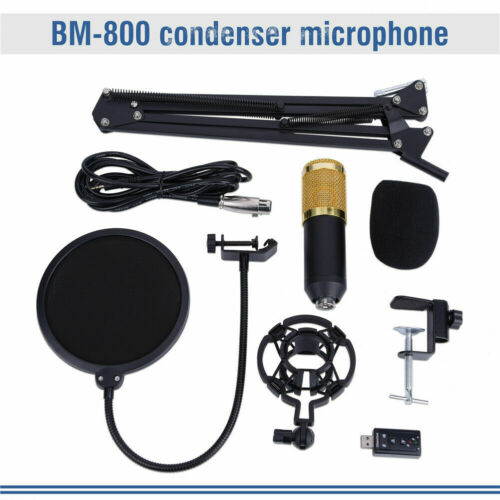 BM-800 Professional Broadcasting Studio Recording Condenser Microphone Mic Kit