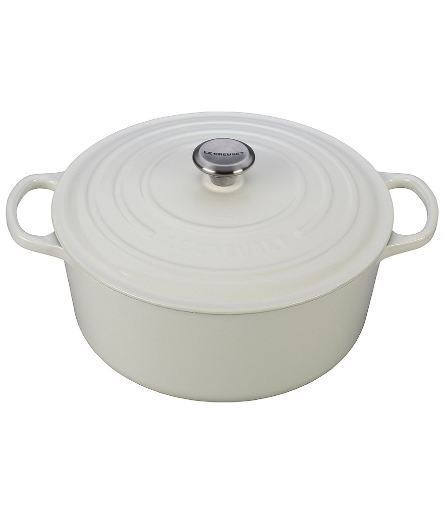 Le Creuset 9-Quart Signature Round Dutch Oven with Stainless Steel Handle