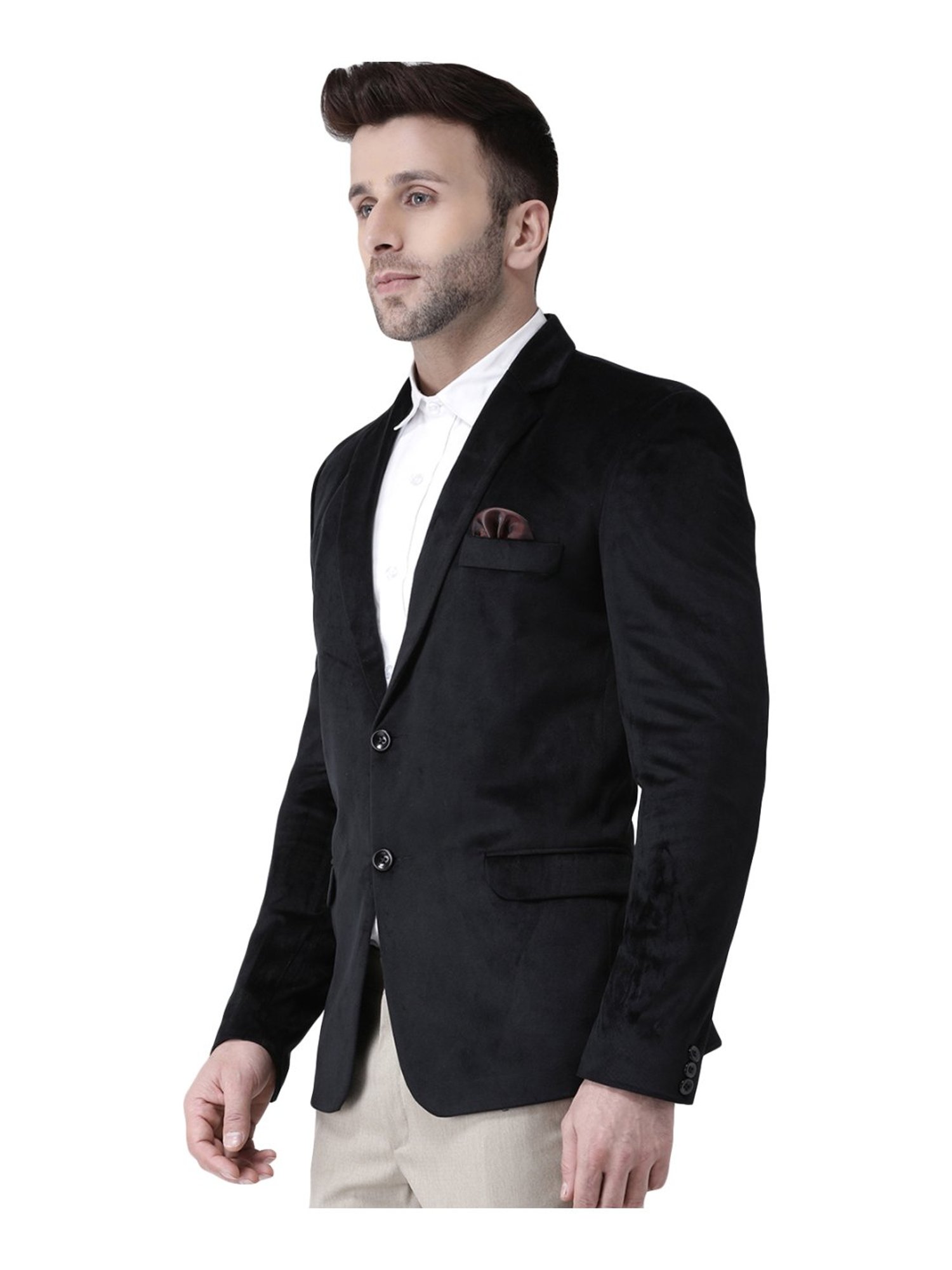 Hang Up Black Regular Fit Blazer
