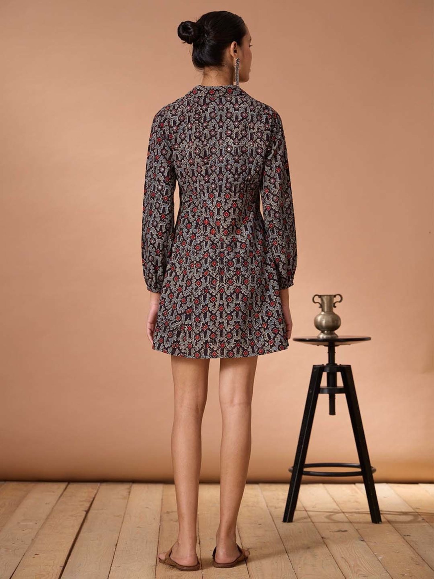 Saffron Threads Red Ethnic Dresses