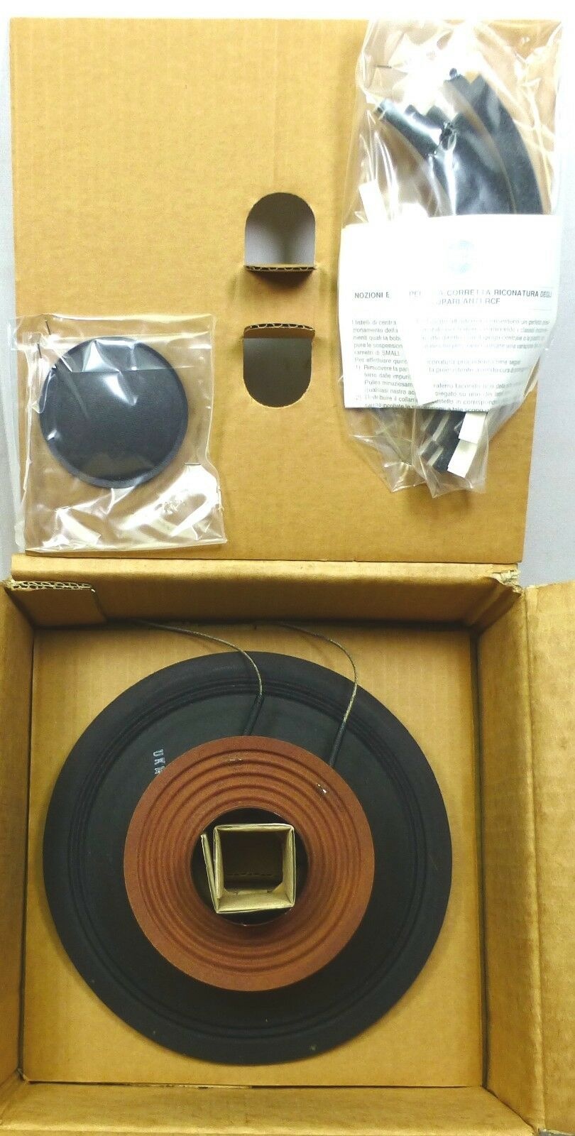 New !Original Factory Store Stock ! RCF L8L750RK 8" Speaker Re-Cone Kit.(4ohm)