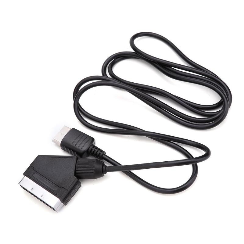1.8m/6ft VGA RCA Audio Cable Cord SCART Cable TV AV Lead Real RGB Scart Cable replace connection cable for SEGA Dreamcast DC