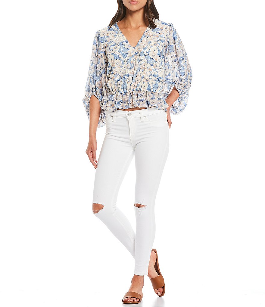 Hudson Jeans Nico Super Skinny Crop Jeans