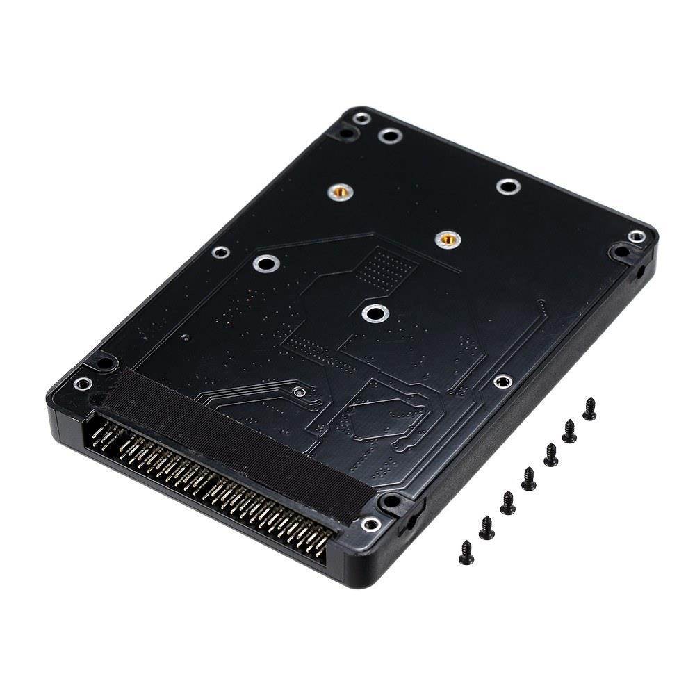 mSATA to 2.5" 44PIN PATA/IDE SSD HDD mSATA to PATA Converter Adapter Enclosure  (Case Included)