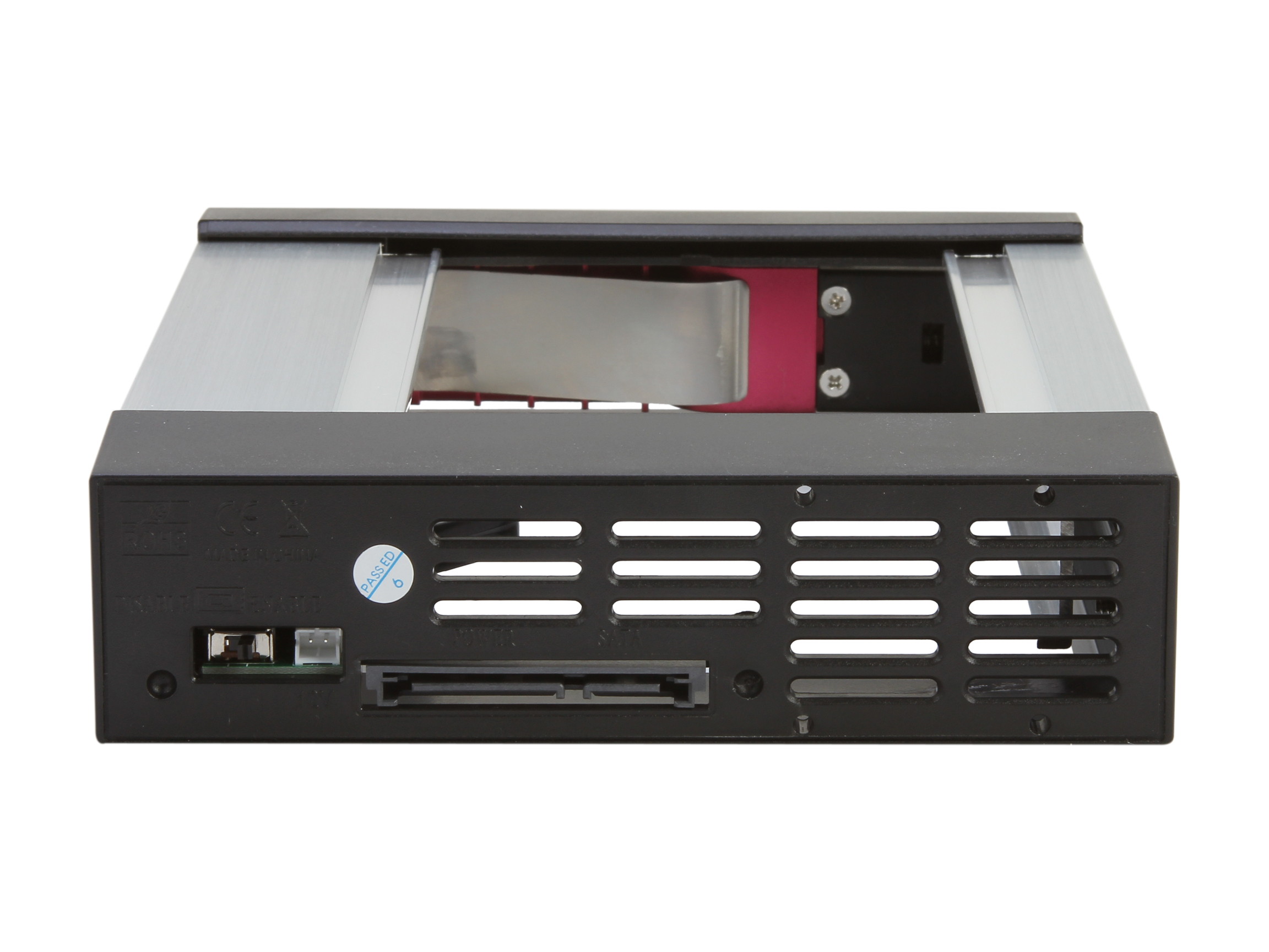 iStarUSA BPN-DE110SS-SILVER Trayless 5.25" to 3.5" SATA SAS 6 Gbps HDD Hot-swap Rack