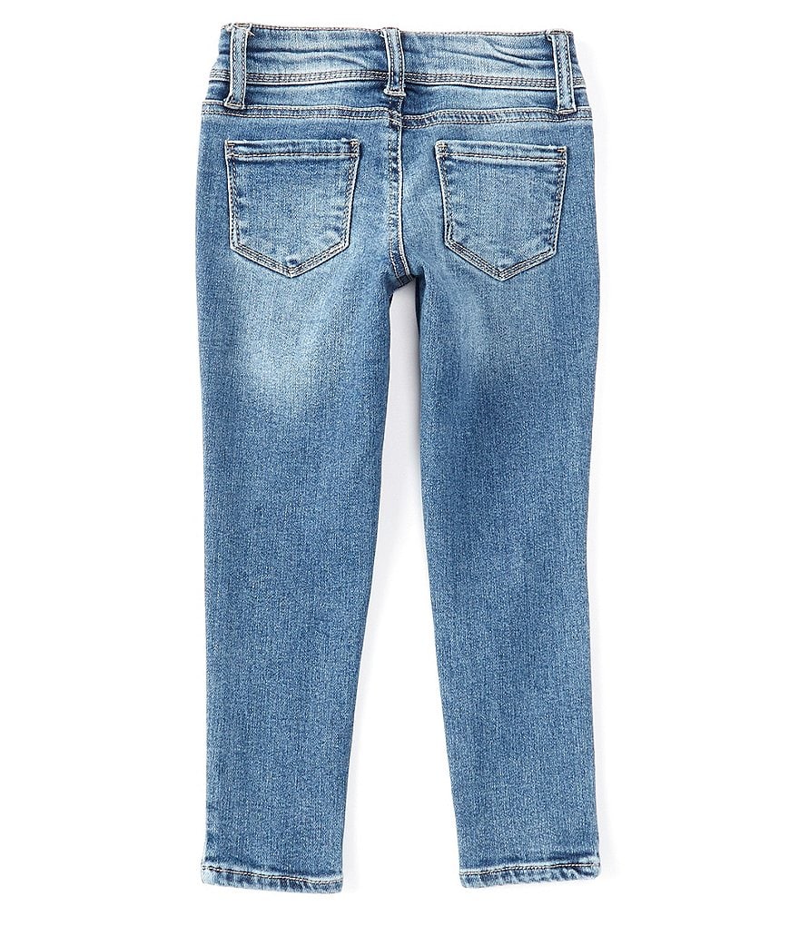 Hippie Girl Little Girls 4-6X REPREVE Destructed Denim Skinny Jeans