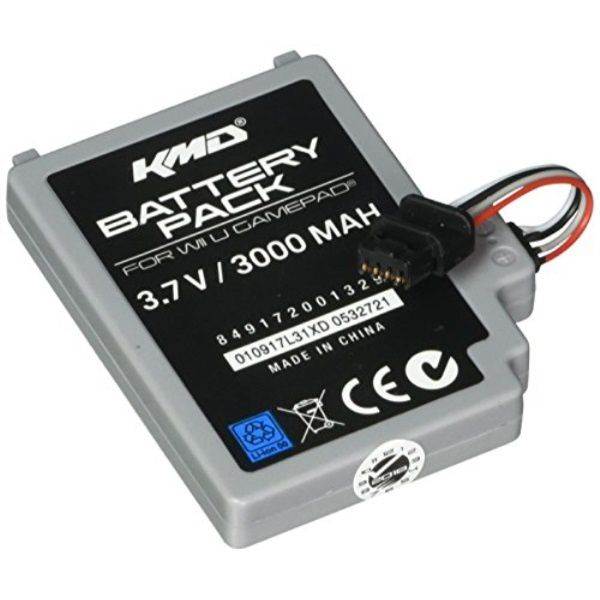 KMD - Rechargeable Internal Controller Battery Pack 3000MaH for Wii U