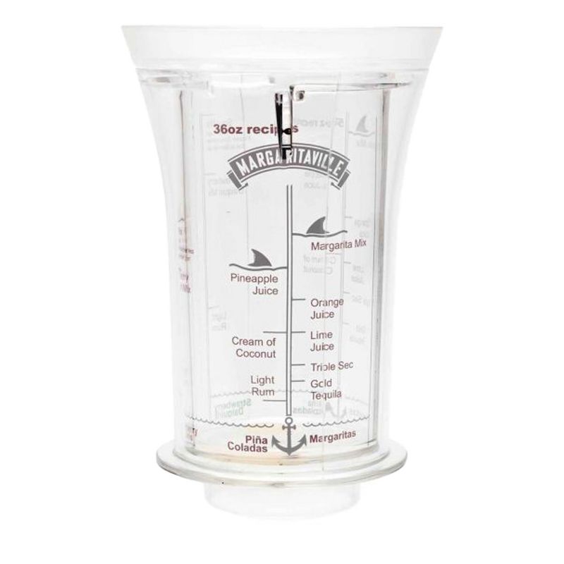 Margaritaville No Brainer Mixer Plastic Pitcher and Drink Container for Bahamas, Key West, Fiji and Explorer Margarita Machine Frozen Concoction Maker