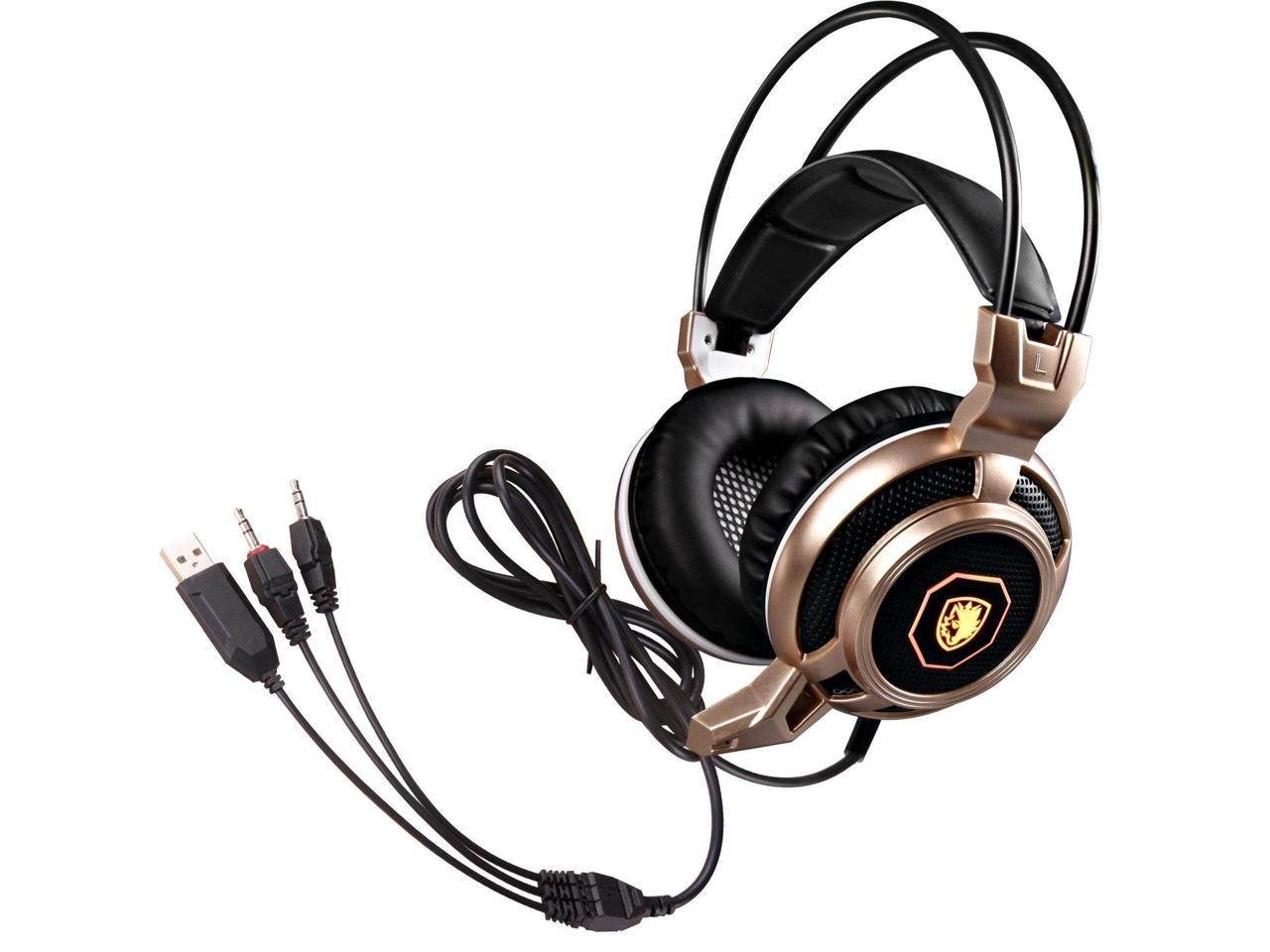 PS4 Gaming Headset, Stereo Gaming Headphone with Microphone Vibration for Laptop PC/Xbox one