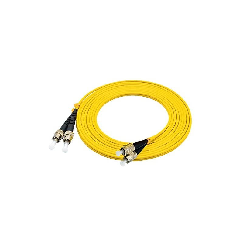 1Meter 3ft FC to ST Duplex 9125 SingleMode Fiber Optic Cable Jumper Optical Patch Cord FCST