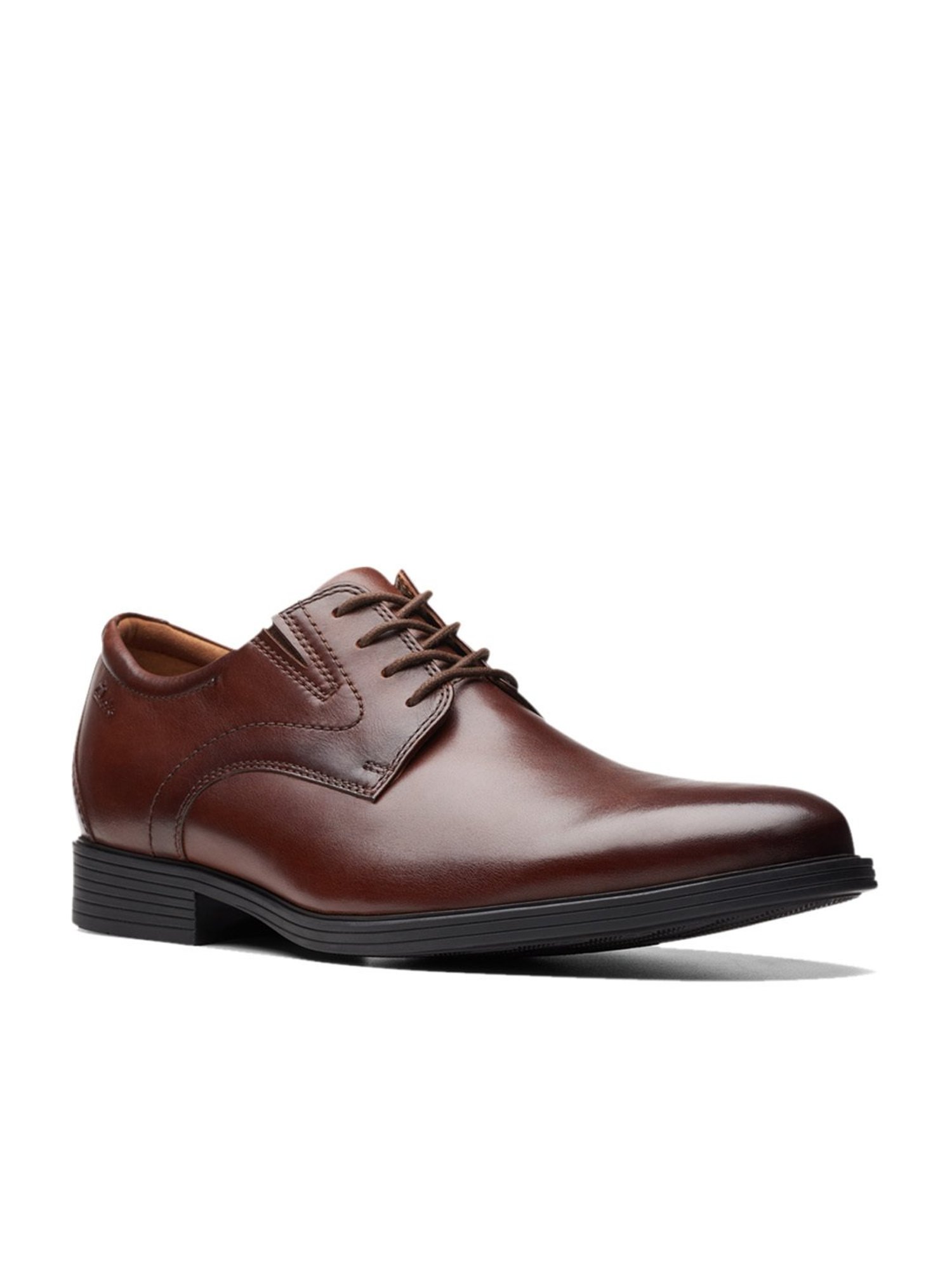 Clarks Men's Whiddon Brown Derby Shoes