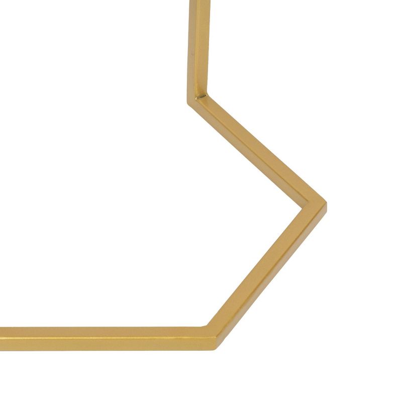 Set of 3 Glam Mirrored Accent Tables Gold - Olivia & May