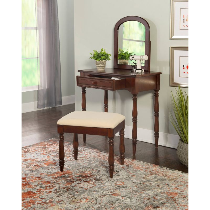 Salisbury Vanity w/Mirror White - Chique