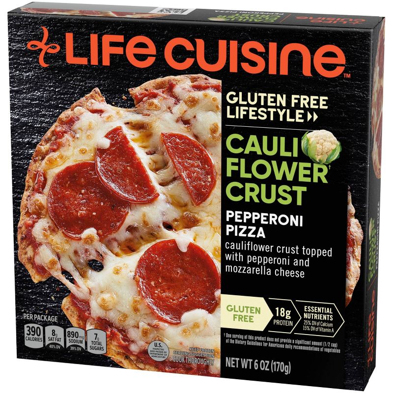 Life Cuisine Cauliflower Crust Pepperoni Frozen Pizza - 6oz