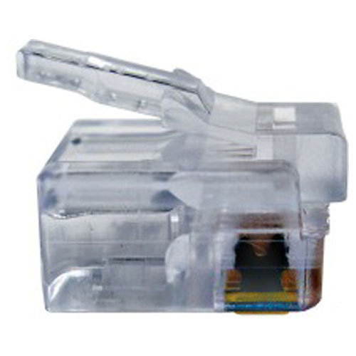 Platinum Tools 100026C EZ-RJ12/11 Connectors, Clamshell, 50-Pieces