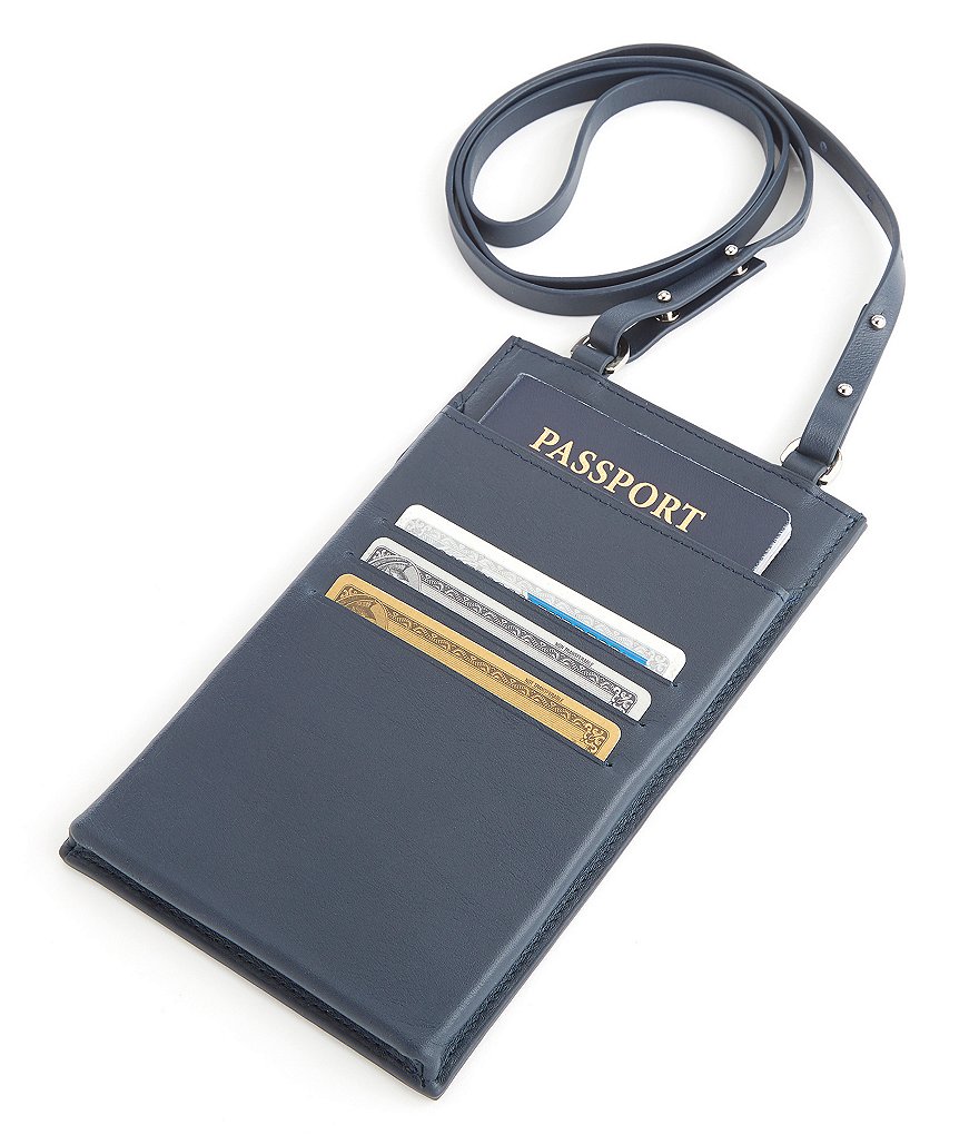 ROYCE New York Neck Wallet Travel Organizer Pouch