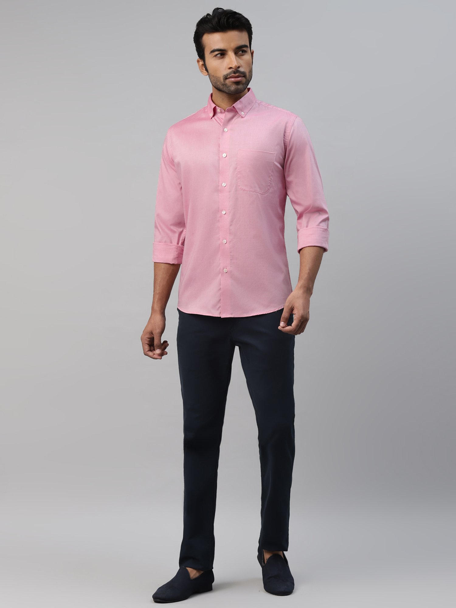 Don Vino Pink Regular Fit Shirt