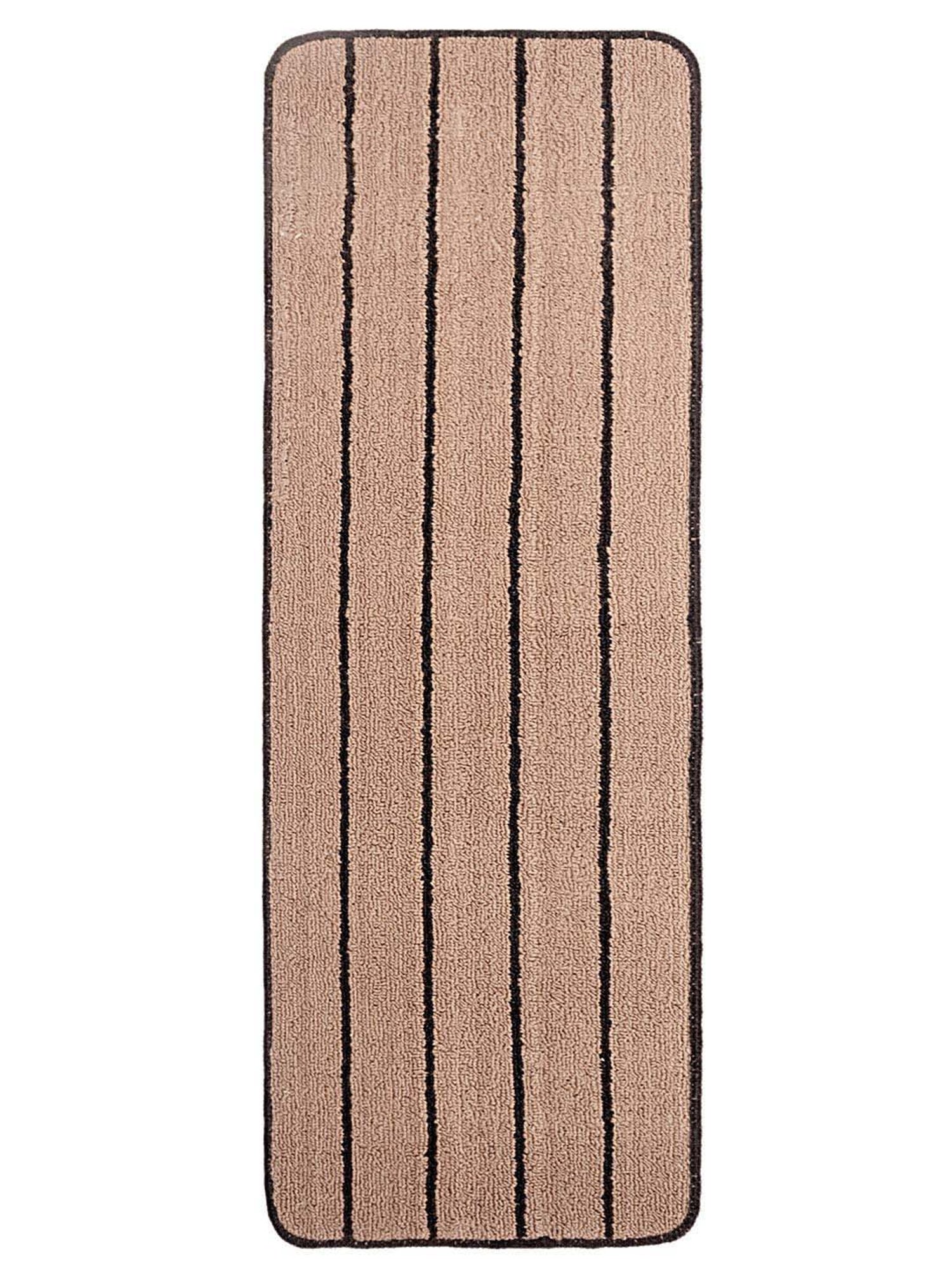 Saral Home Brown Anti Slip Kitchen Runner - Set of 1