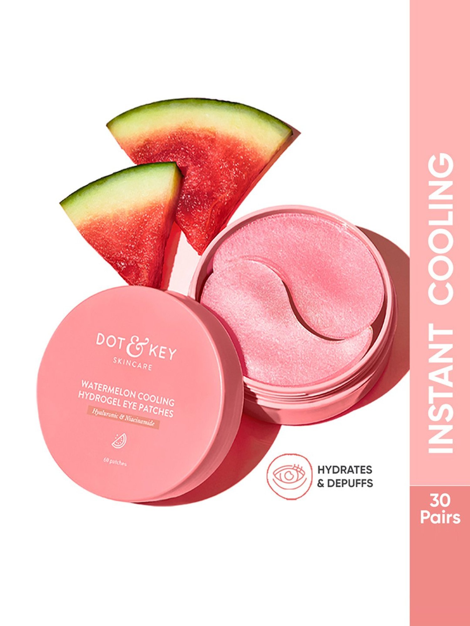Dot & Key Watermelon Cooling Hydrogel Eye Patches - 60 Patches
